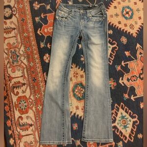 Miss Me BootCut, Light Wash Jeans- Size 26